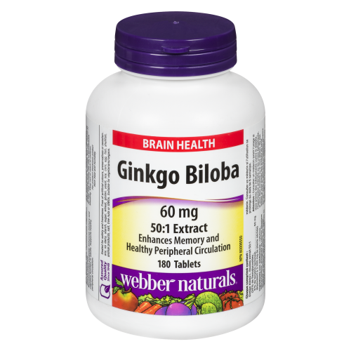 Ginkgo Biloba 60mg 180 Tablets