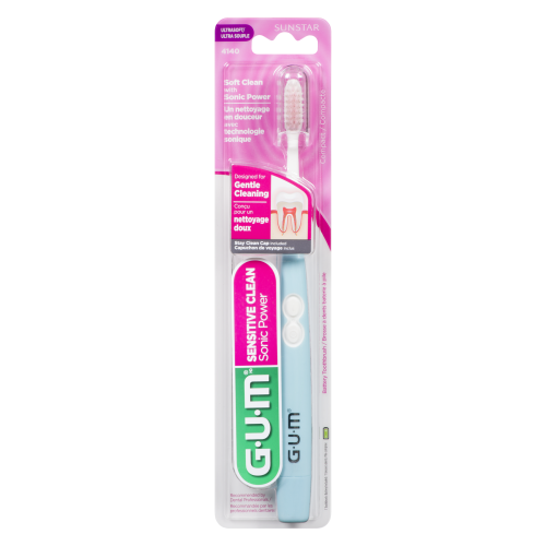 GUM Sensitive Clean Sonic Power Toothbrush