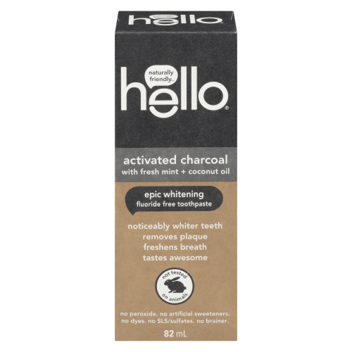 Hello Activated Charcoal 82ml Toothpaste