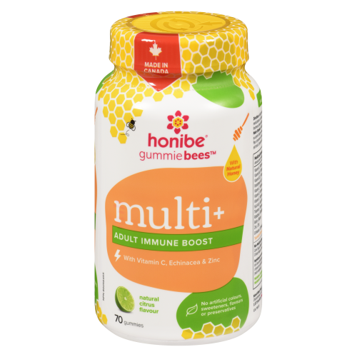 Honibe Multi Adults Immune Boost 70 Citrus Gummies