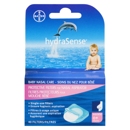 HydraSense Filters For Nasal Aspirator 40 Filters
