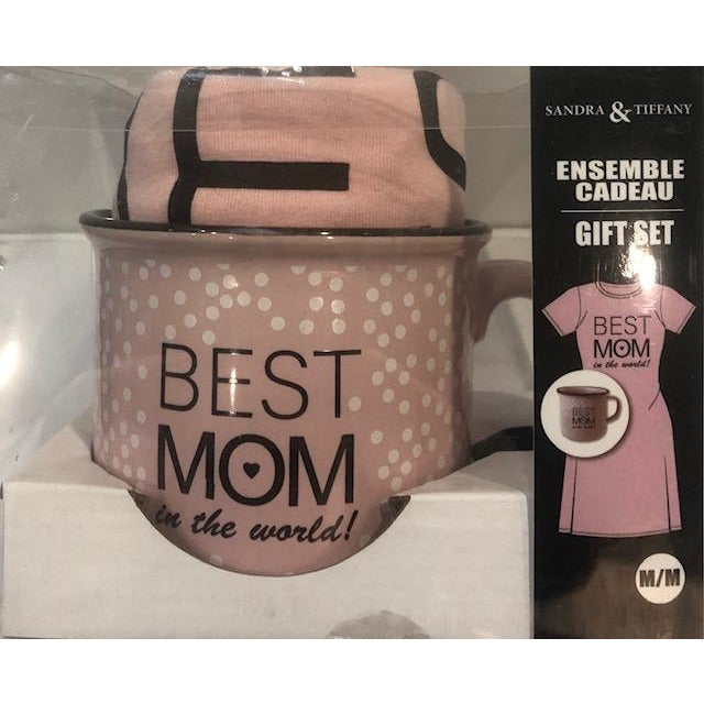 Best Mom Mug & Sleepshirt set