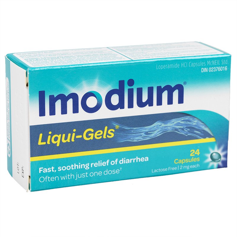 Imodium 24 Liquid Gel Caps