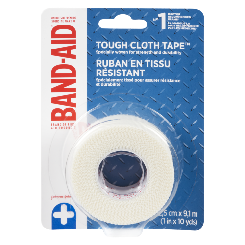 J&J Bandaid Tough Cloth Tape 1inx10yds