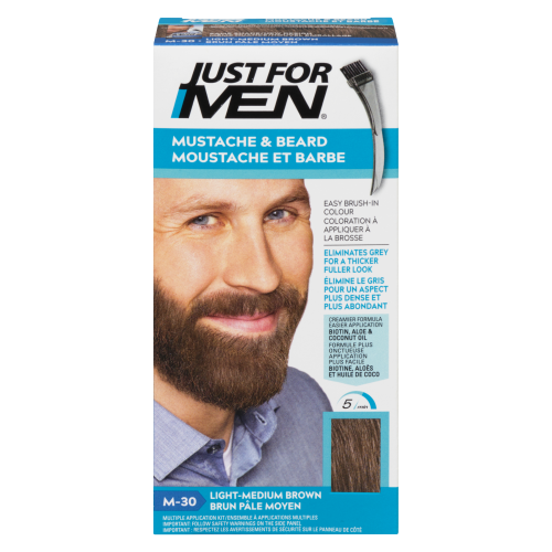 Just For Men Mustache & Beard M-30 Light Medium Brown