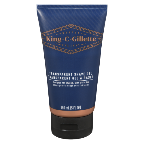 King C Gillette Transparent Shave Gel 150gm Roulston's Pharmacy