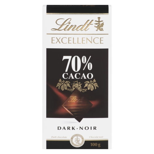 Lindt Excellence 70% Cocoa 100gm