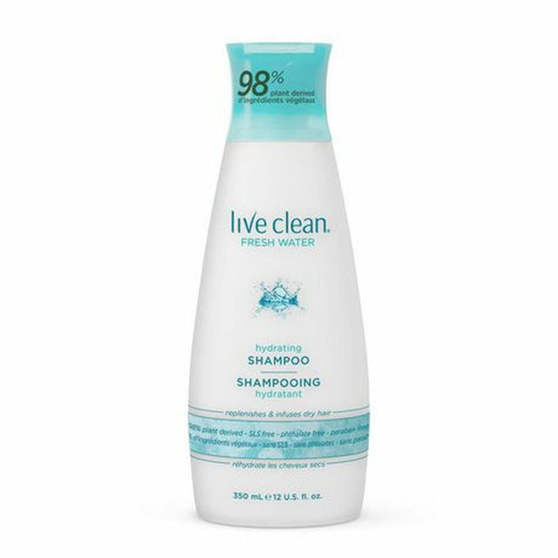 Live Clean Fresh Water Shampoo 350ml