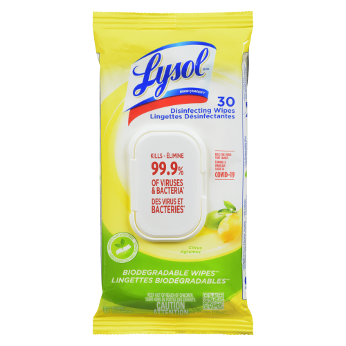 Lysol Disinfecting Wipes Citrus 30