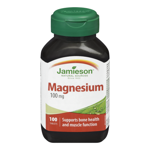 Magnesium 100mg 100 Tablets Jamieson