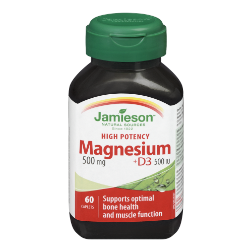 Jamieson Magnesium D3 500iu 60's