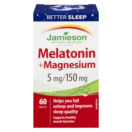 Melatonin +Magnesium 5mg/150mg 60 Tablets