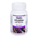 Multi Vitamins With Minerals 100 Tablets