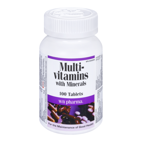 Multi Vitamins With Minerals 100 Tablets
