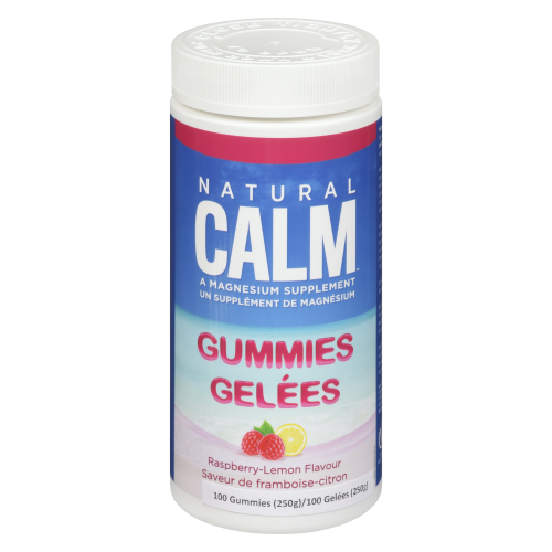 Natural Calm Gummies Raspberry-Lemon 100