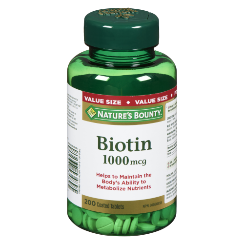 Nature's Bounty Biotin 1000mg 200 Tablets