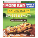 Nature Valley Sweet & Salty Dark Chocolate Nut Bar 6pk