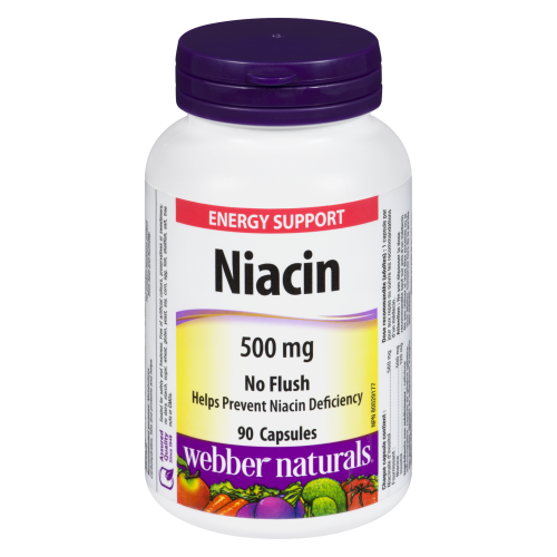 Niacin 500mg No Flush 90 Capsules