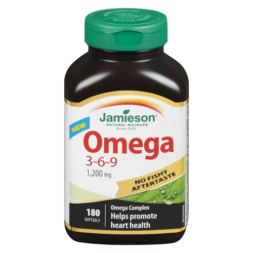 Omega 3-6-9 1200mg 180 Softgels Jamieson