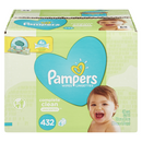 Pampers Baby Wipes Unscented 432pk