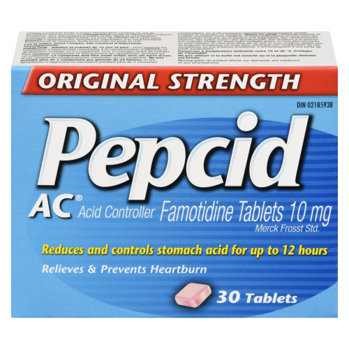 Pepcid AC 10mg 30 Tablets Original