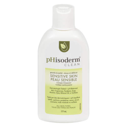 Phisoderm Clean Sensitive Skin Cream Cleanser 177ml