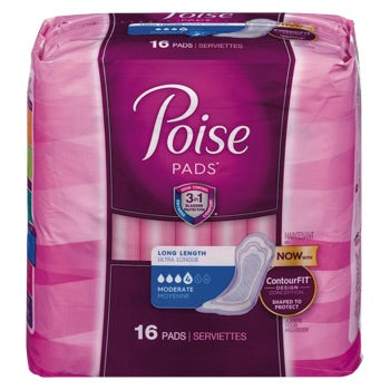 Poise Liners 16's Extra Absorbent