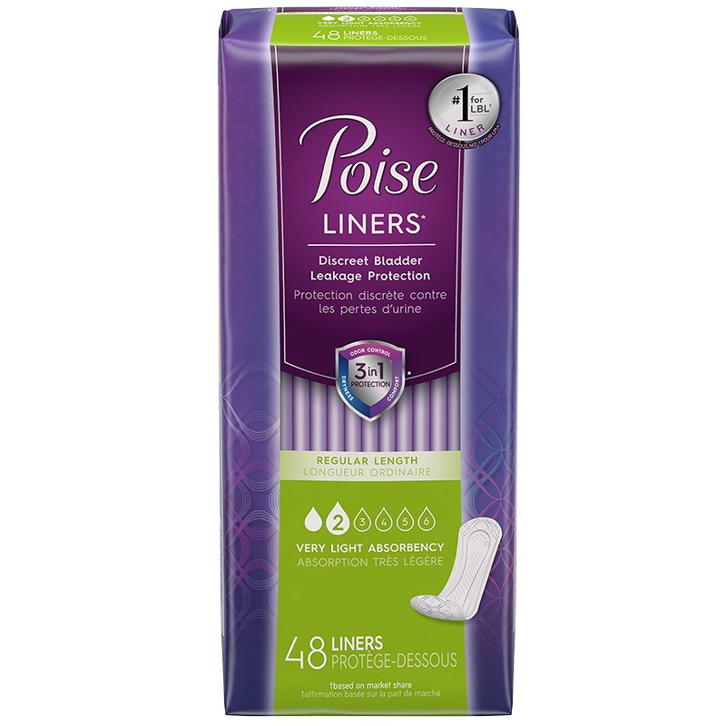 Poise Liners 48's