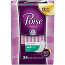 Poise Liners 24's Ultra Thin