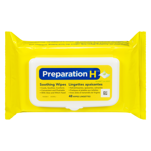 Preparation H Soothing Wipes 48