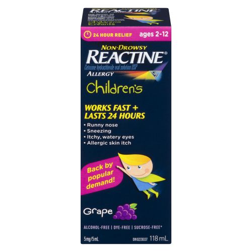 Reactine Children's Grape 118ml