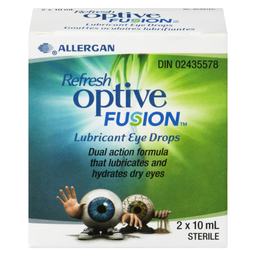 Refresh Optive Fusion Eye Drops 2 x 10ml