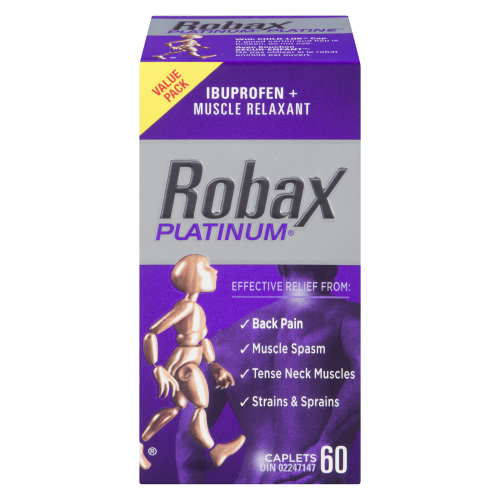 Robax Platinum 60 Caplets – Roulston's Pharmacy PharmaChoice