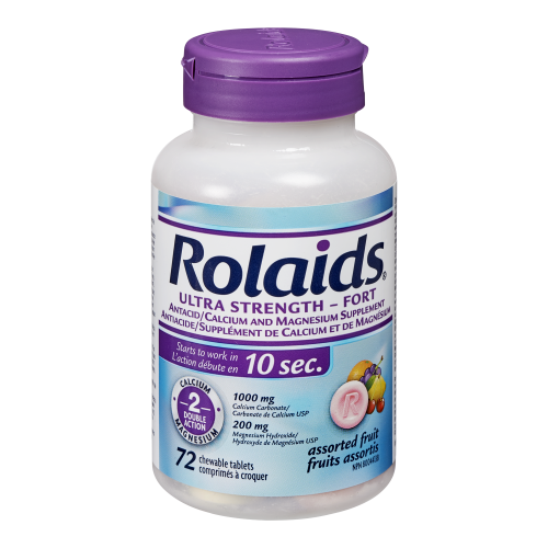 Rolaids Ultra Strength 72 Fruit Chewable Tablets