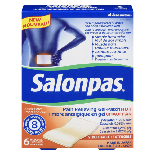 Salonpas Gel Hot Patch 6 Patches