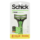 Schick Xtreme 3 Sensitive 8 Disposable Razors