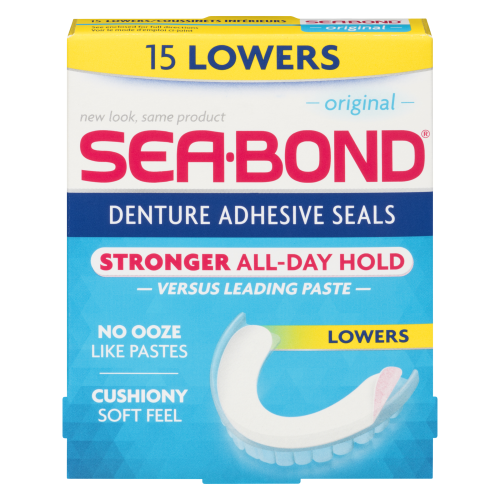 Sea-Bond Denture Adhesive Seals Lower 15's