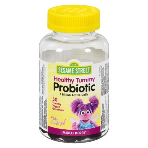 Sesame Street Healthy Tummy Probiotic 50 Vegan Gummies