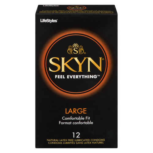 Skyn Lifestyles 12's Large  Natural Condoms