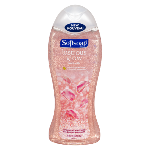 Softsoap Lustrous Glow Rose & Vanilla Body Wash 591ml