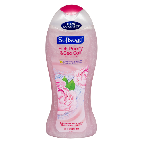 Softsoap Pink Peony & Sea Salt Body Wash 591ml