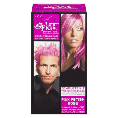 Splat Hair Color Pink Fetish
