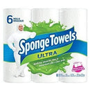 SpongeTowels Ultra Choose-A-Size 72 Sheets 6 Roll