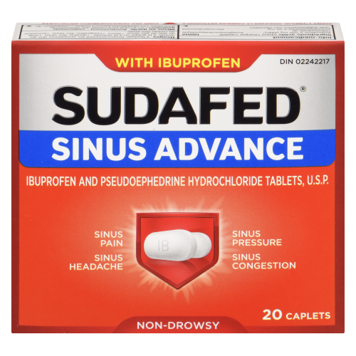 Sudafed Sinus Advanced 20 Caplets