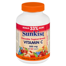 Sunkist Vitamin C 500mg Tropic Chewable 120 Tablets