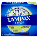 Tampax 36's Pearl Plastic Super Unscented