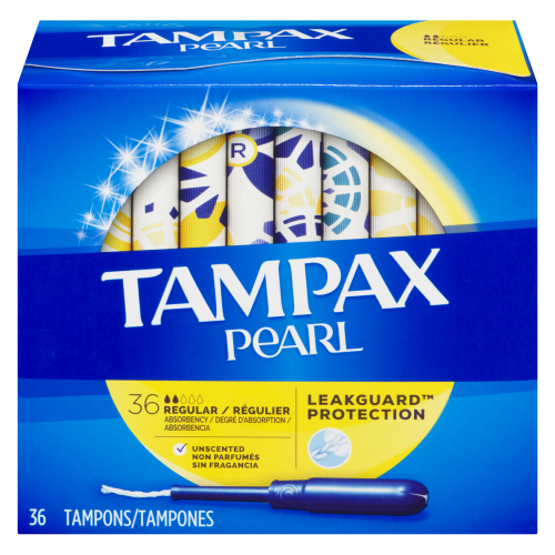 Tampax Pearl 36 Regular Tampons