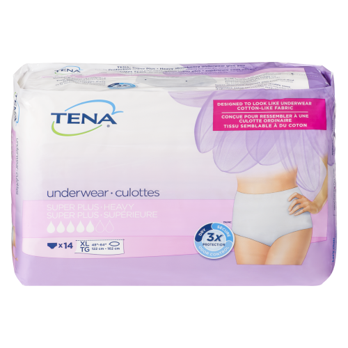 Tena 14's Active Super Plus XLg Underwear Women
