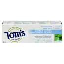 Tom's Simply White Toothpaste Floride Free Peppermint 85ml