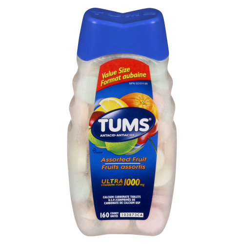 Tums Ultra 1000 160 Assorted Fruit
